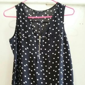 Cat patterened sleeveless top